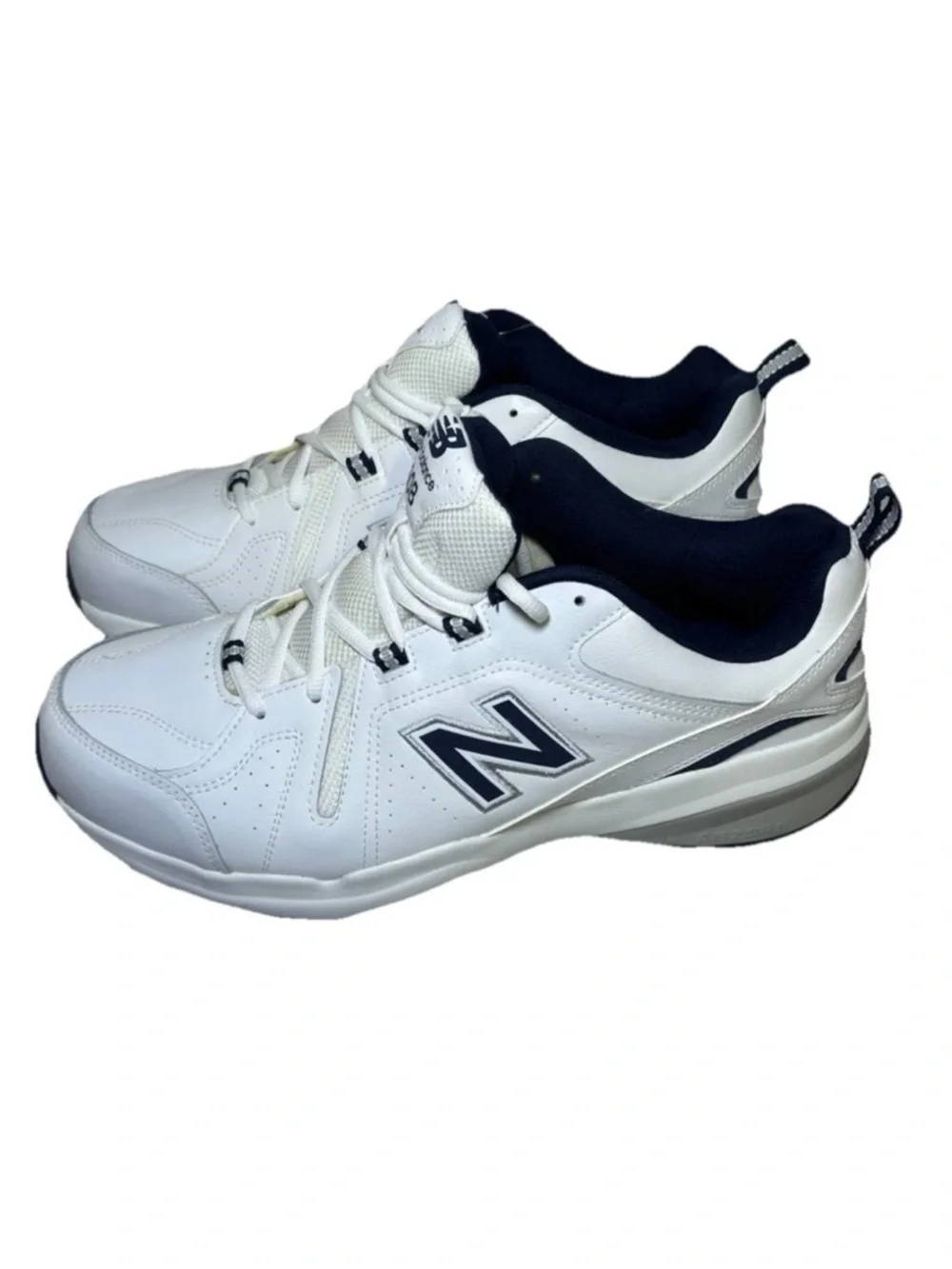 NEW BALANCE 608 V5 SIZE 13 4E EXTRA-WIDE WIDTH WHITE NAVY SNEAKER MX608WN5 NEW